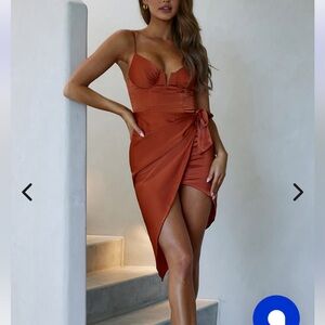 Selfie Leslie Lake Como Bodice Wrap Dress